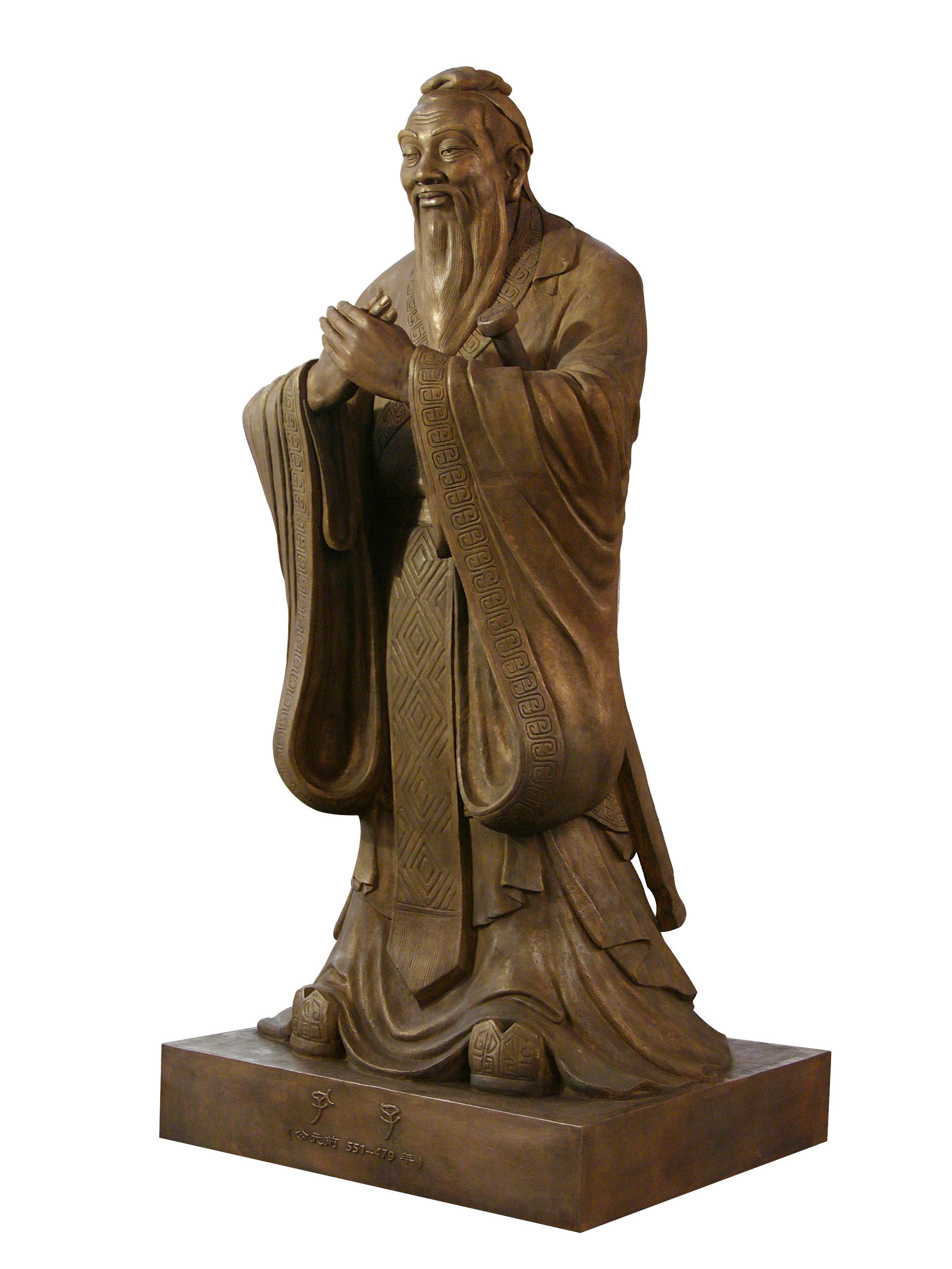 博仟北京雕塑公司創作孔子像雕塑原型帝王孔子像2