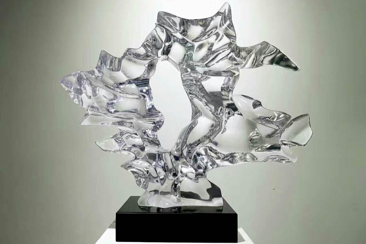架上工藝品水晶透明樹脂雕塑