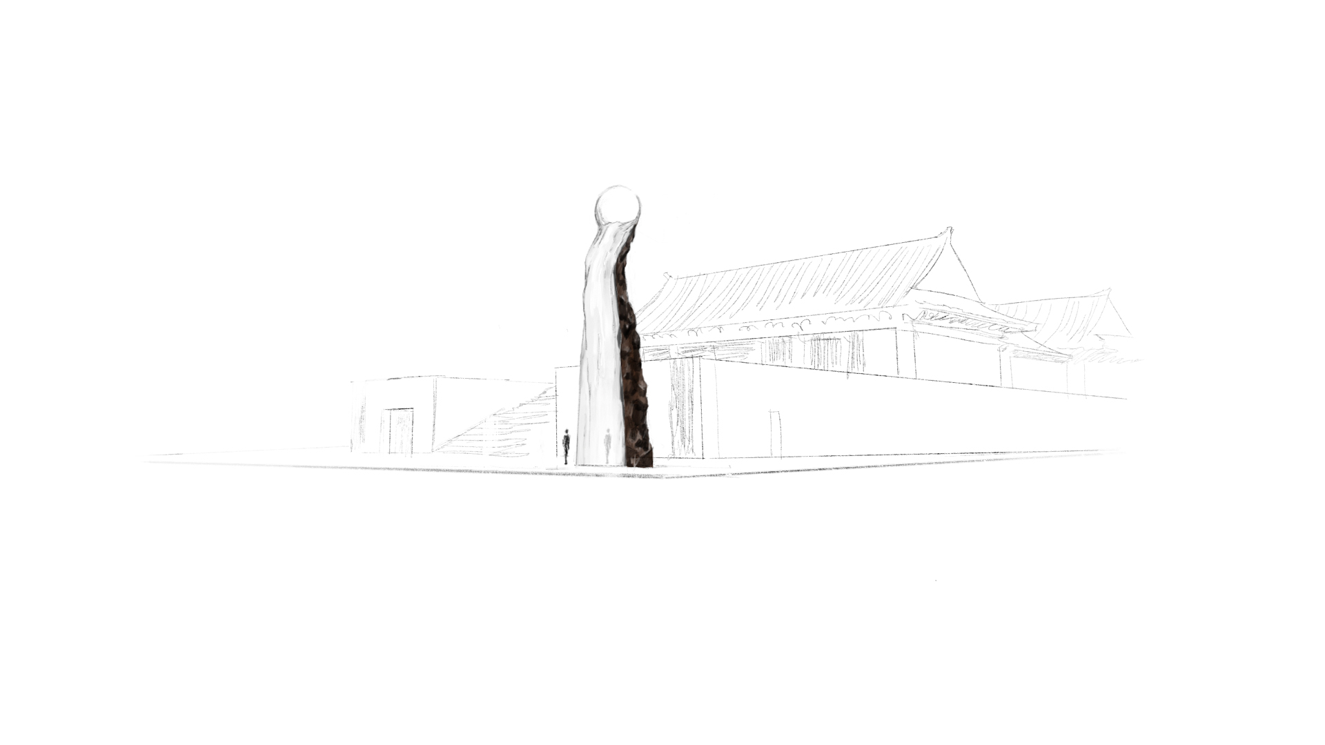 博仟北京雕塑公司牛欄山酒廠雕塑設計稿標志性雕塑