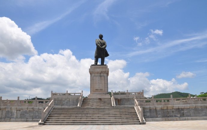 中山陵孫中山鑄銅偉人雕塑