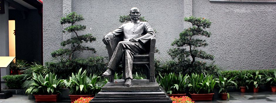 孫中山鑄銅偉人雕塑座像