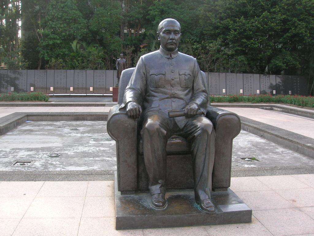 老年孫中山鑄銅偉人雕塑 
