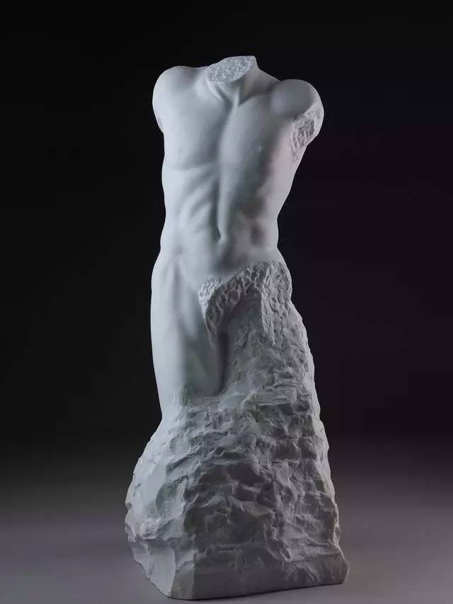 漢白玉男人體現代人體雕塑圖片