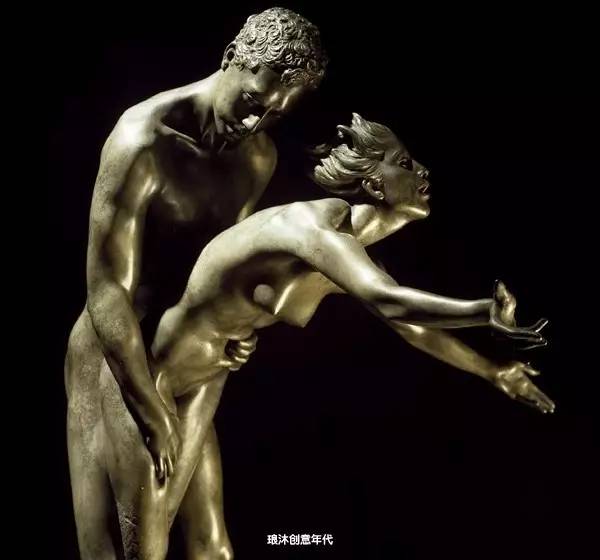 漢白玉男性人體雕塑作品