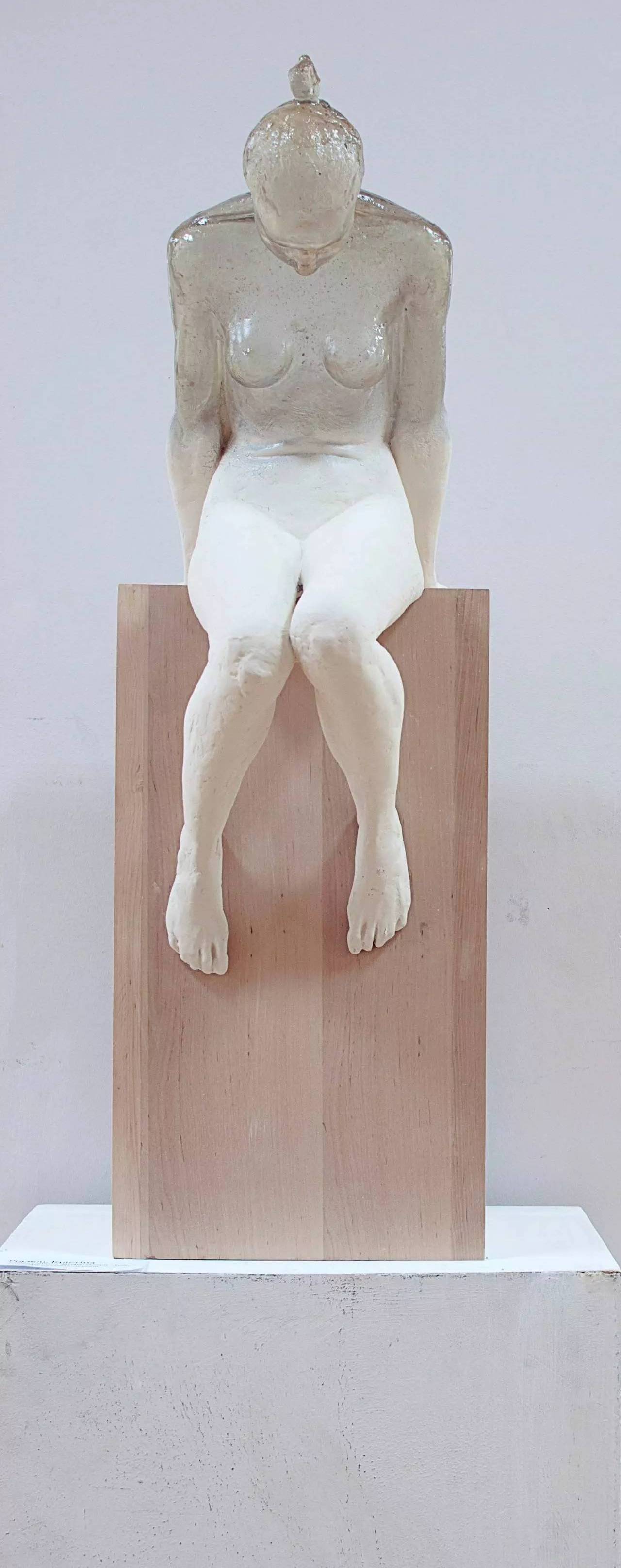 女人體半石膏半透明樹脂工藝品