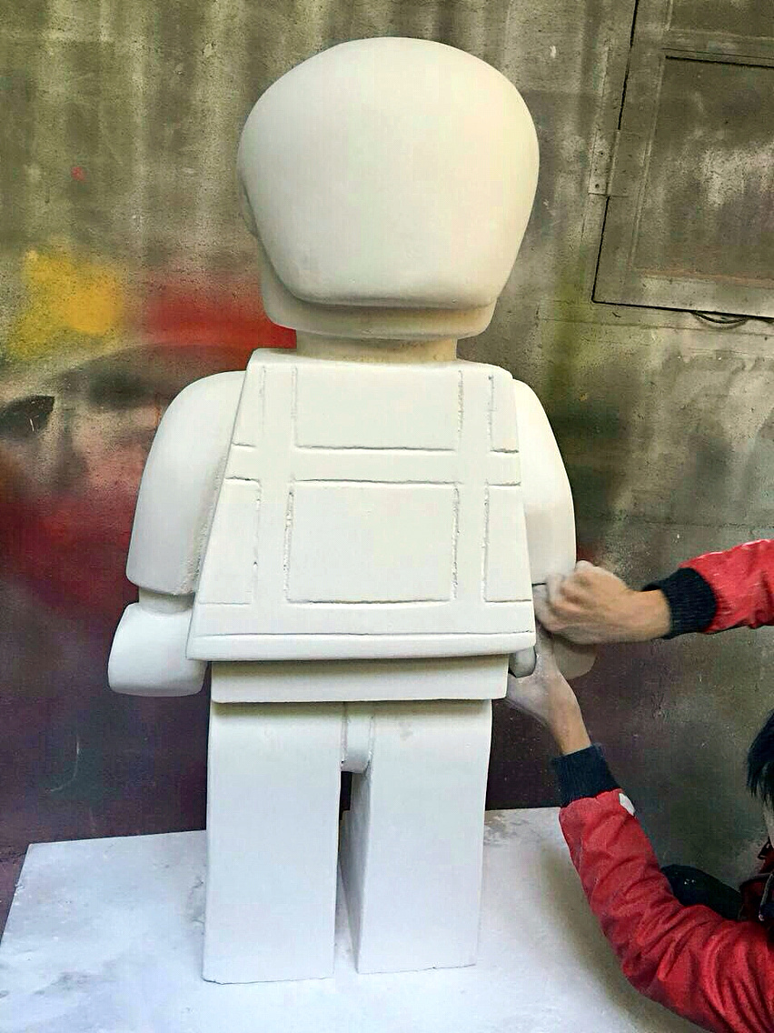 玻璃鋼樂高雕塑模具