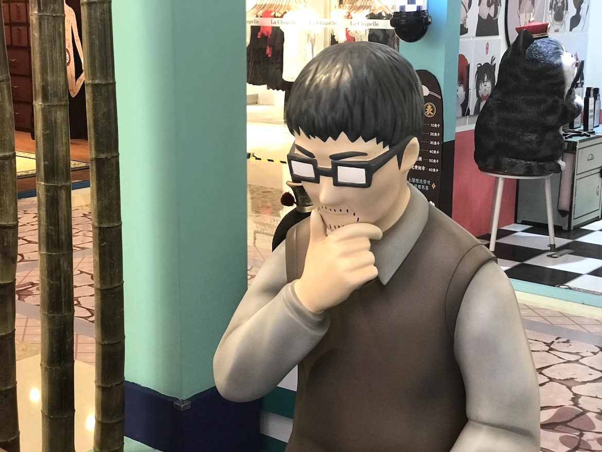 吾皇萬歲玻璃鋼人物雕塑制作
