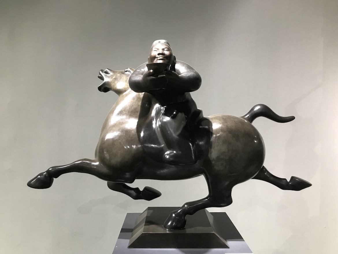申紅飆創作的將軍騎馬雕塑