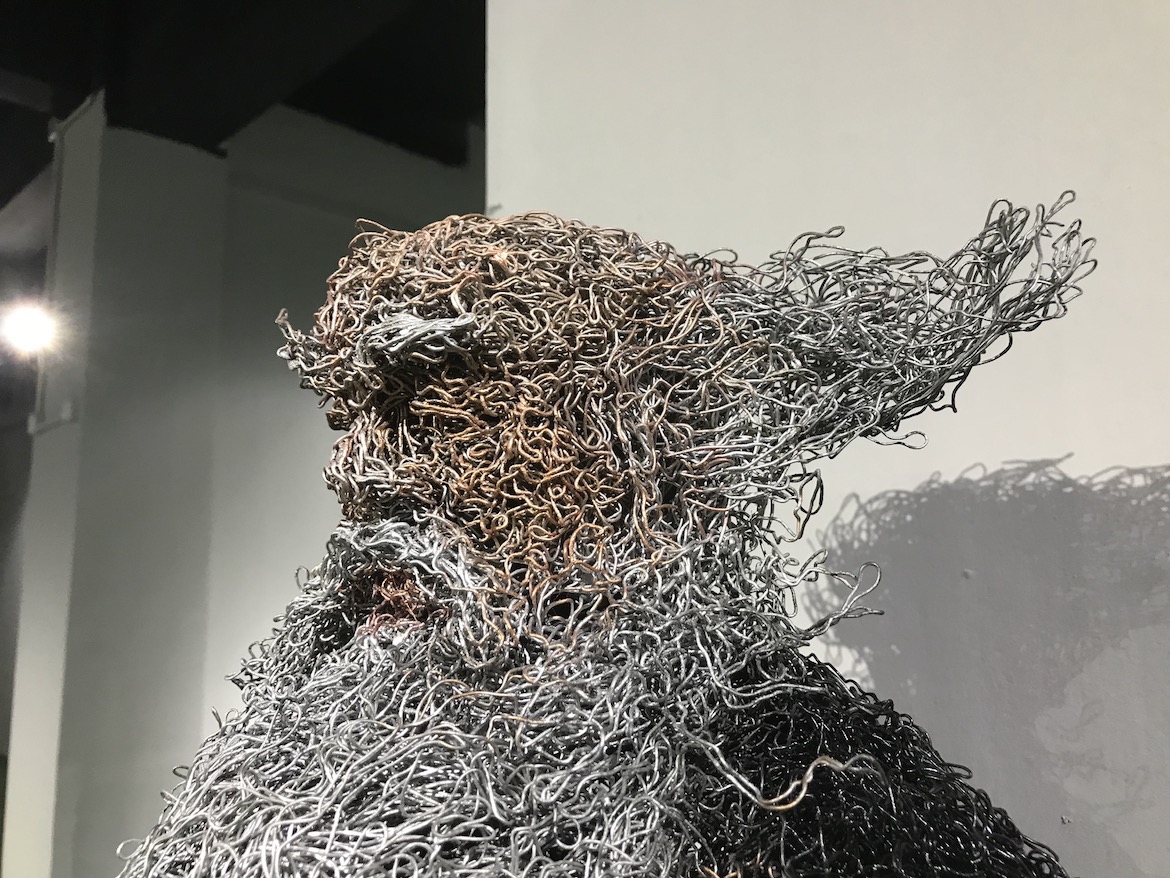 肖像鐵絲雕塑制作