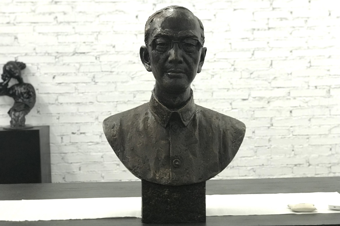 雕塑人像定制 陸志韋先生鑄銅肖像